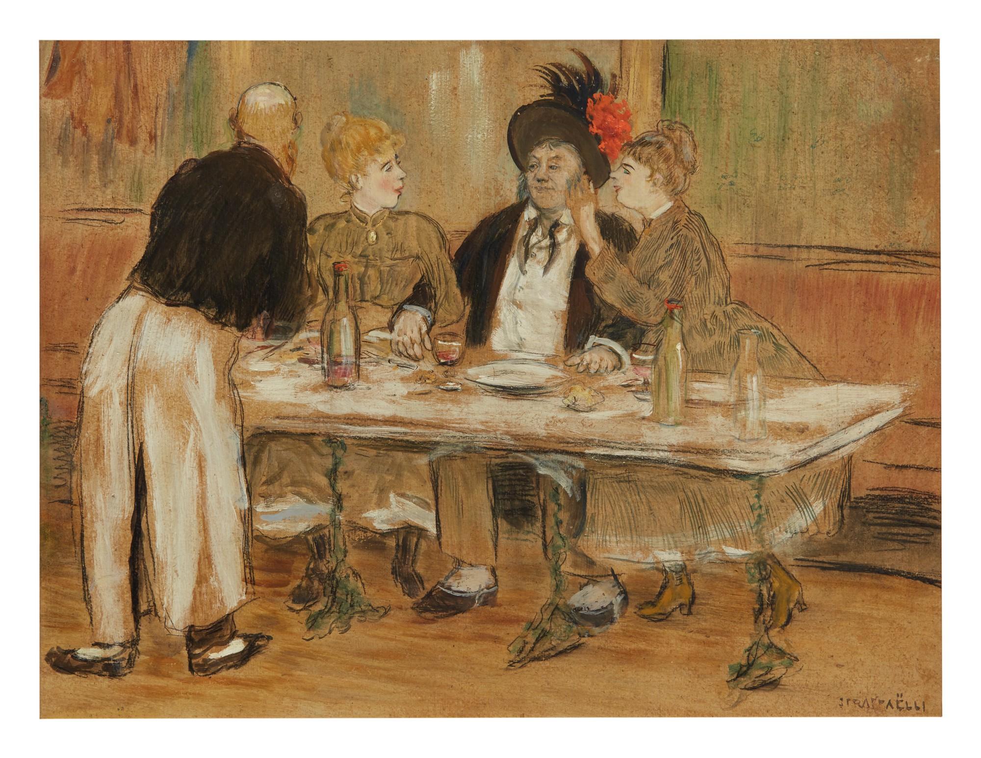 Jean-François Raffaëlli - Le Provincial À Paris