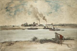 Jean-François Raffaëlli - Les Berges De La Seine Près De Paris