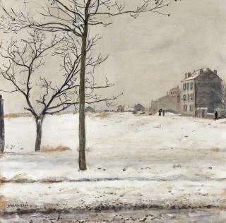 Jean-François Raffaëlli - Montmartre Sous La Neige