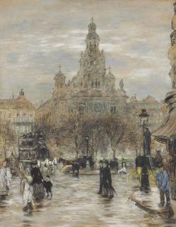 Jean-François Raffaëlli - Place de la Trinité