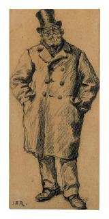 Jean-François Raffaëlli - Portrait De Petit Bourgeois