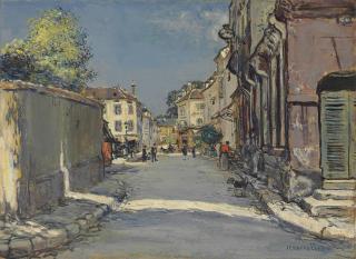 Jean-François Raffaëlli - Rue du village