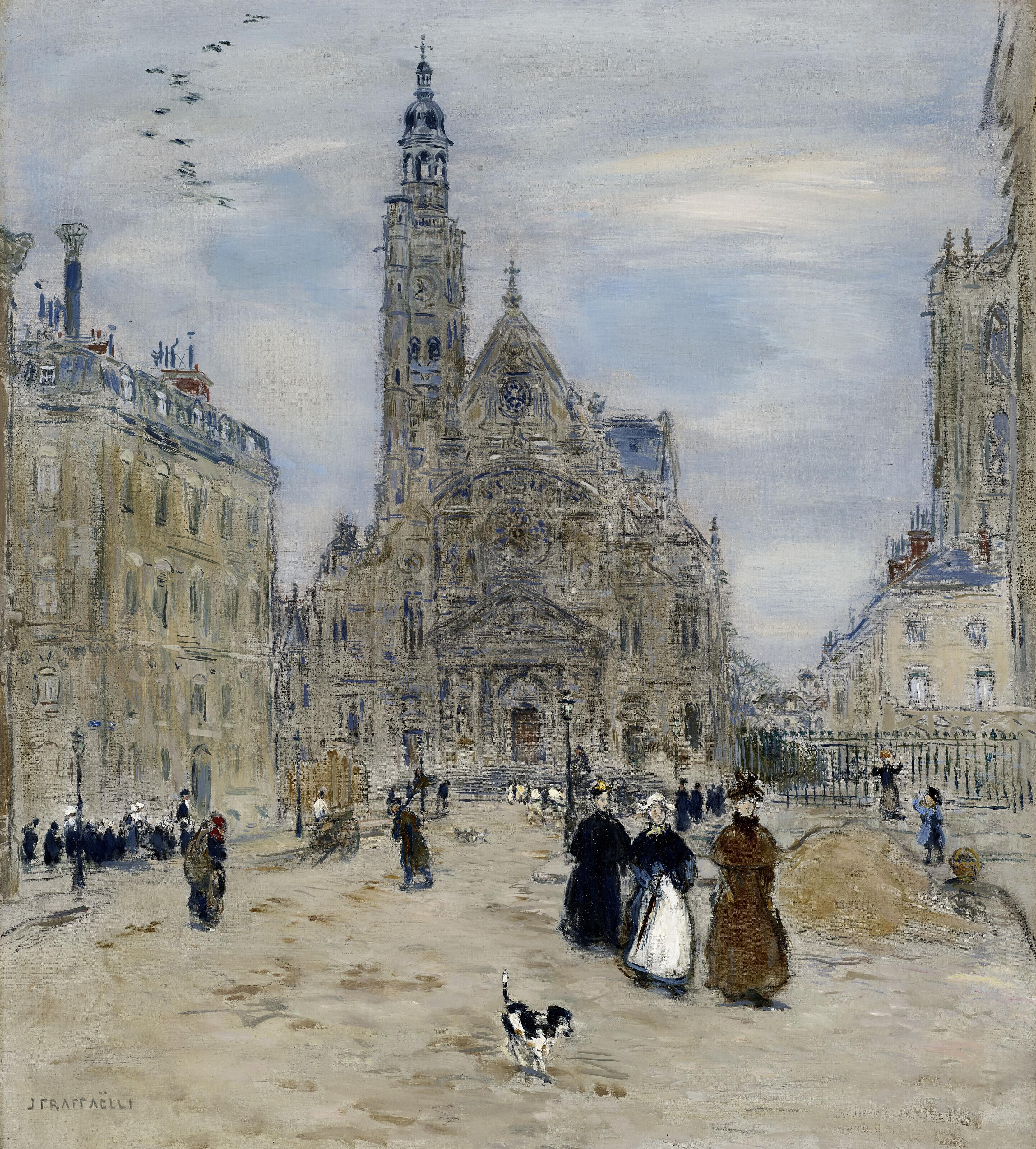 Jean-François Raffaëlli - Saint-Étienne-du-Mont, Paris