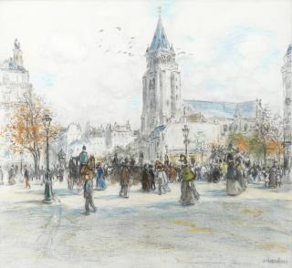 Jean François Raffaëlli - Saint-Germain des Pres