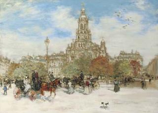 Jean-Francois Raffaelli - Trinité Des Monts, Paris