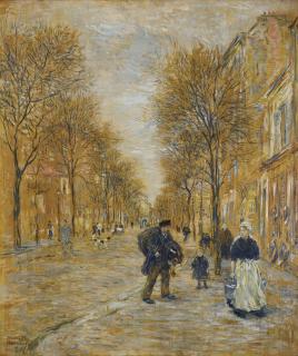 Jean-François Raffaëlli - Une Rue à Asnières
