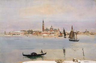 Jean François Raffaelli - Venice under Snow