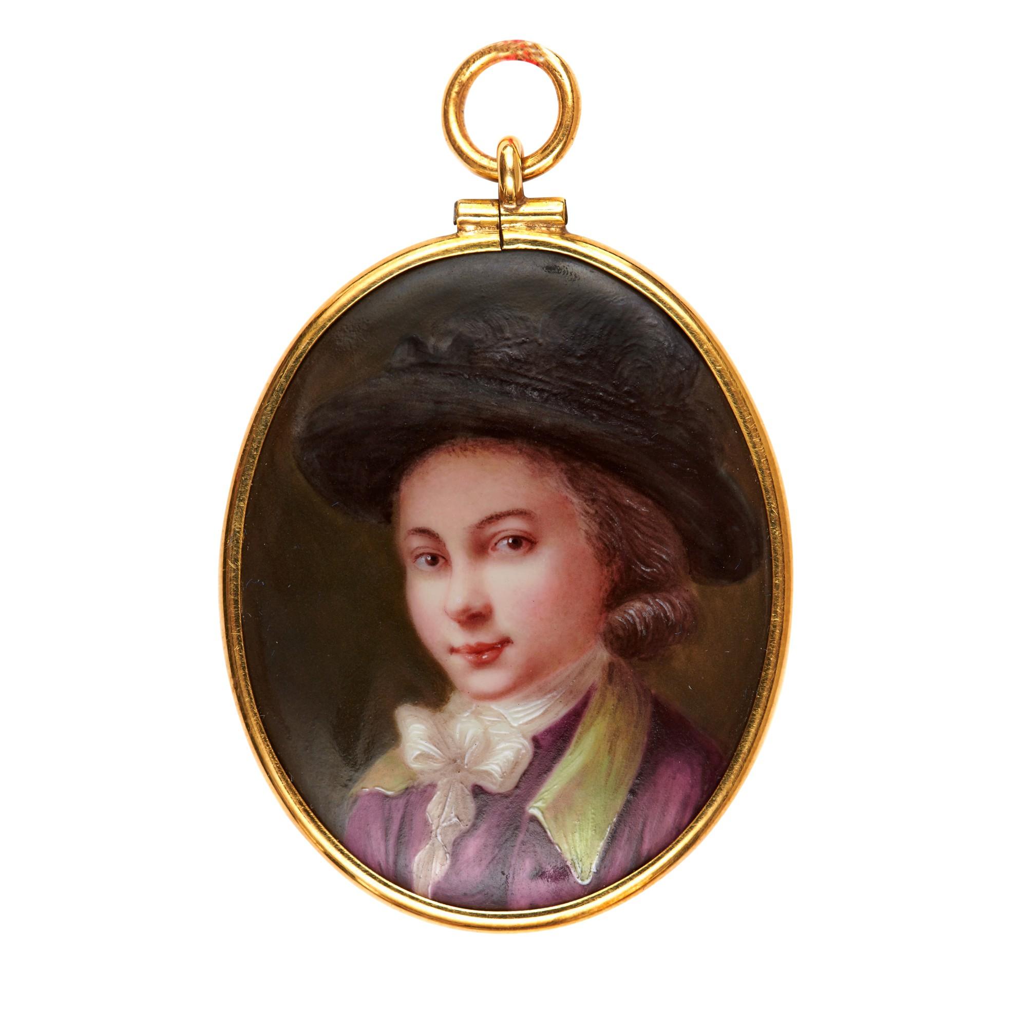 Jean François Soiron - Portrait Of A Child, Circa 1790