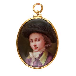 Jean François Soiron - Portrait Of A Child, Circa 1790