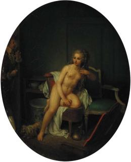 Jean-Frédéric Schall - A lady at her toilet
