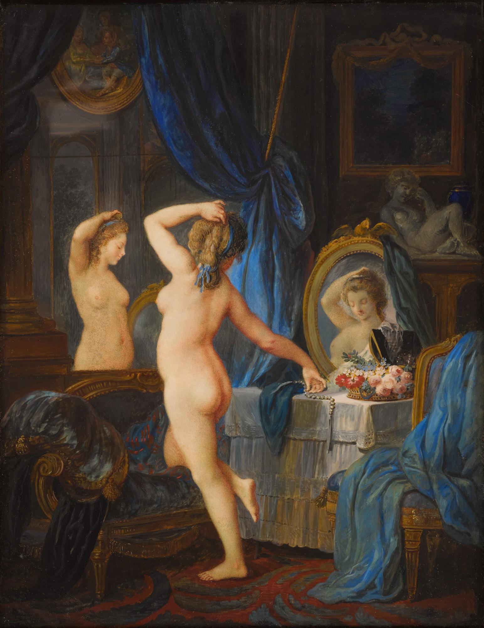 Jean-Frédéric Schall - A woman at her toilette