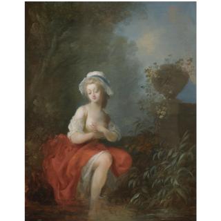 Jean-Frédéric Schall - A Young Lady Bathing