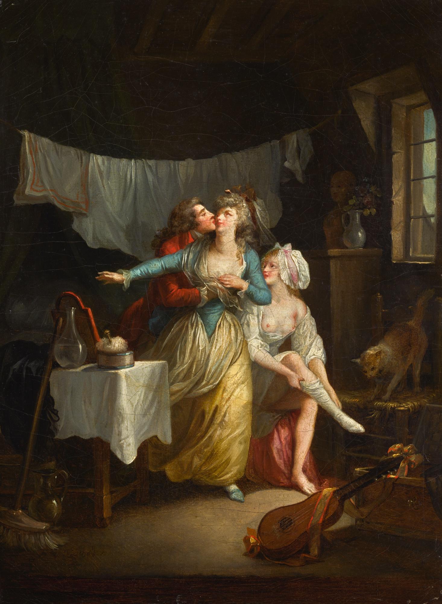 Jean-Frédéric Schall - An Amorous Advance In An Interior