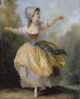 Jean-Frédéric Schall - Danseuse: A young lady dancing in a wooded glade