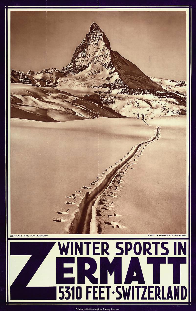 Jean Gaberell-Thalwil - Winter Sports In Zermatt