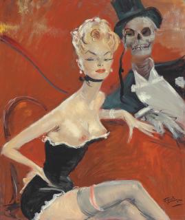 Jean-Gabriel Domergue - La veuve noire