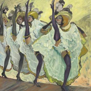 Jean-Gabriel Domergue - Les danseuses de French Cancan
