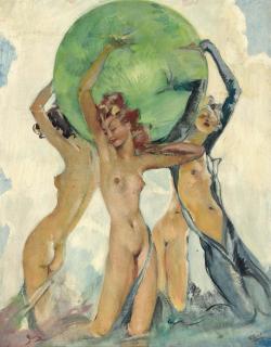 Jean-Gabriel Domergue - Les quatre continents