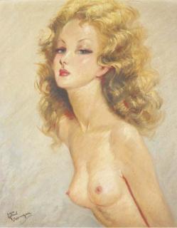 Jean-Gabriel Domergue - Portrait de Femme