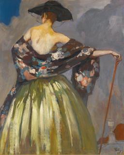 Jean-Gabriel Domergue - Vénitienne Au Châle