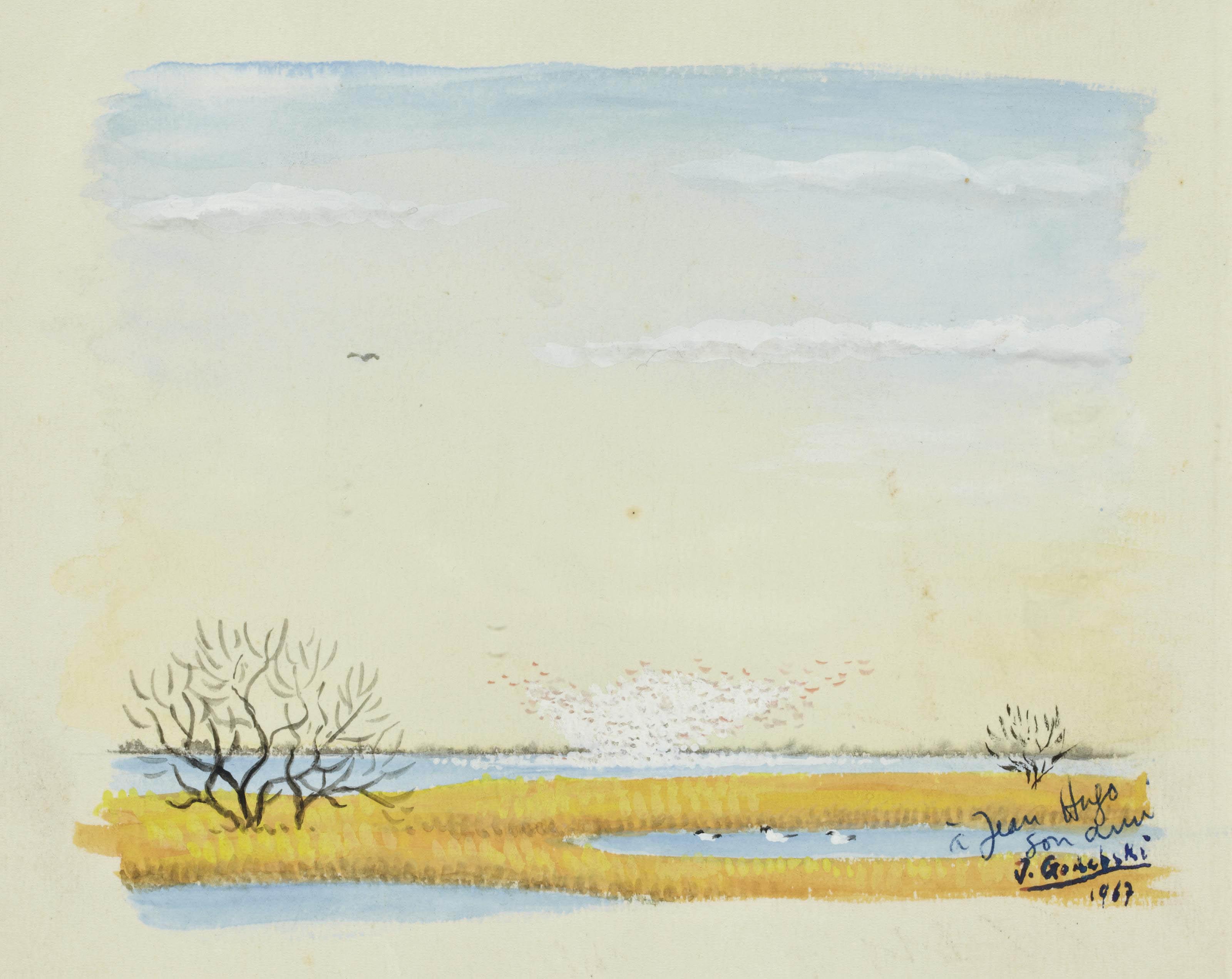 Jean Godebski - Trois gouaches