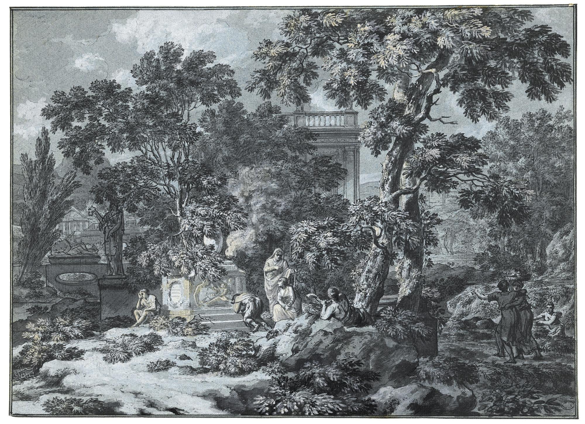 Jean Grandjean - An Arcadian Landscape