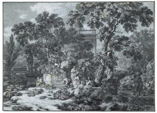 Jean Grandjean - An Arcadian Landscape