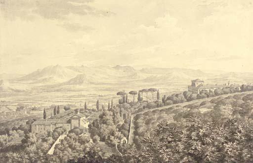 Jean Grandjean - View of Frascati, 1780