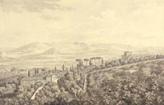 Jean Grandjean - View of Frascati, 1780