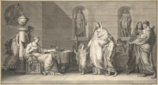 Jean-Guillaume Moitte - Cornelia, mother of the Gracques brothers, 1795