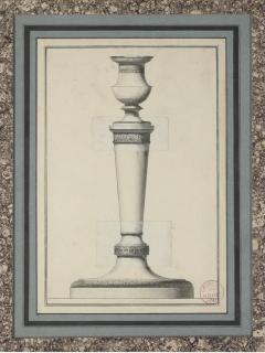 Jean-Guillaume Moitte - Design for a candlestick
