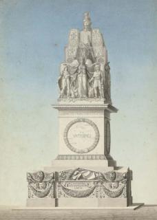 Jean-Guillaume Moitte - Design for a victory monument commemorating the dead of the French Republican Wars
