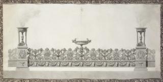 Jean-Guillaume Moitte - Design for an elaborate surtout-de-table