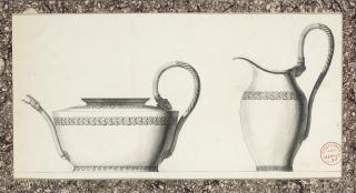 Jean-Guillaume Moitte - Designs for a tea pot and a jug