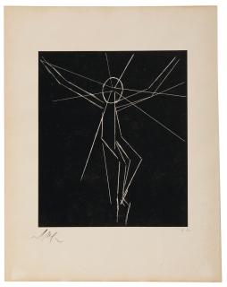 Jean (Hans) Arp - Christ En Croix Ii