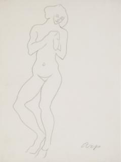 Jean (Hans) Arp - Sans Titre (Nu)