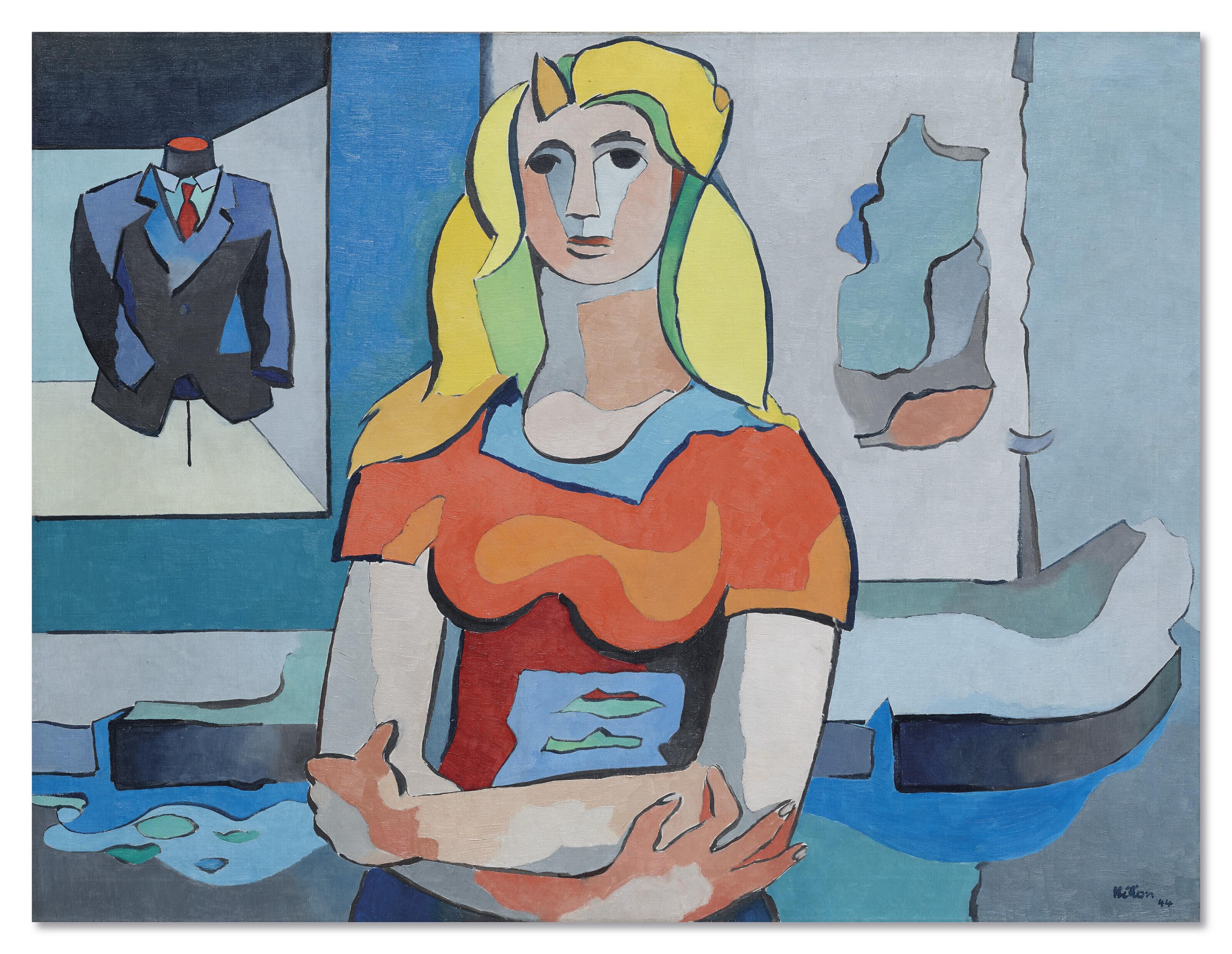 Jean Hélion - Fille Au Mannequin