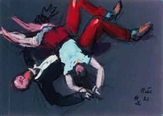 Jean Hélion - La chute en croix