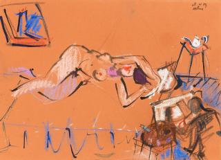 Jean Hélion - Le songe, 1979