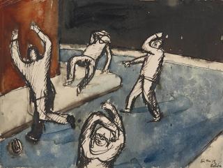 Jean Hélion - Scène de terreur