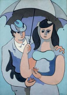 Jean Helion - Sous Un Parapluie Gris