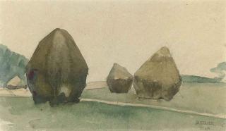 Jean Hippolyte Marchand - Haystacks