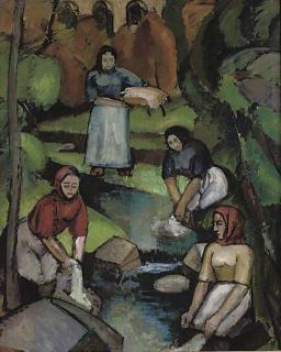 Jean Hippolyte Marchand - Les blanchisseuses