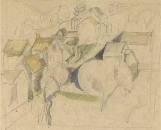 Jean Hippolyte Marchand - Les toits rouges