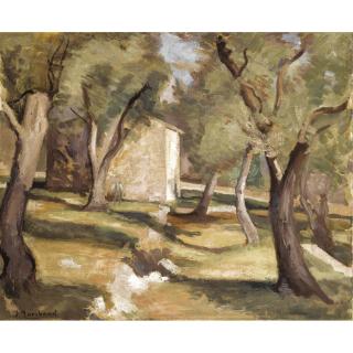 Jean-Hippolyte Marchand - Paysage Avec Oliviers