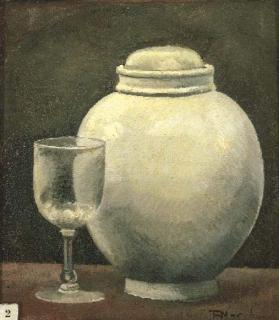 Jean Hippolyte Marchand - Un vase chinois et un verte