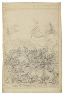 Jean-Honoré Fragonard - Chelinda, Mosco and Calamidor unite to slay Zerbino\'s steed