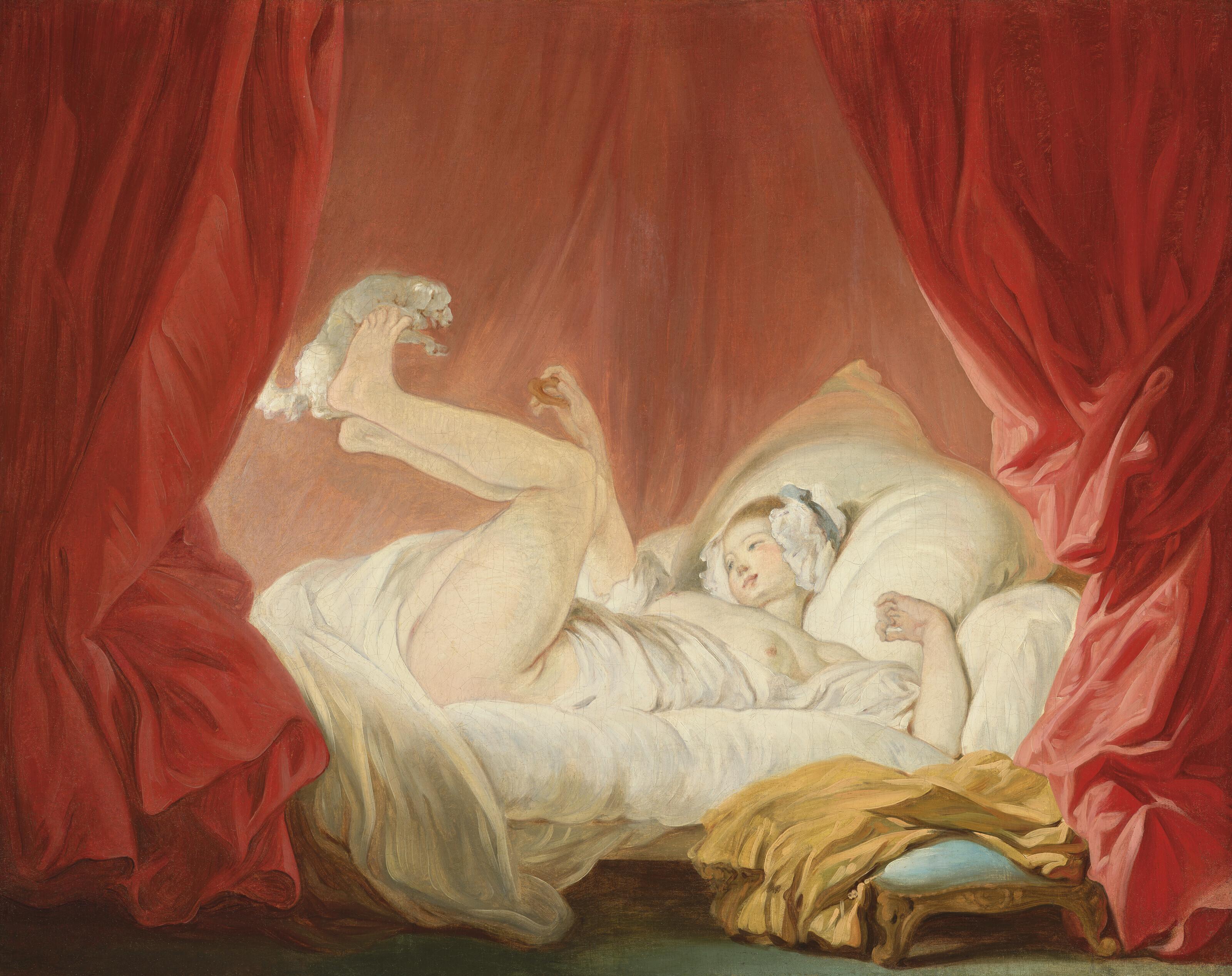 Jean-Honoré Fragonard - La Gimblette (The Ring Biscuit)