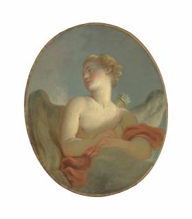Jean-Honoré Fragonard - ‘L’Amour’: said to be a Portrait of Marie Catherine Colombe (1751-1830) as Cupid