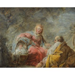 Jean-Honoré Fragonard - Le Repos Pendant La Fuite En Egypte